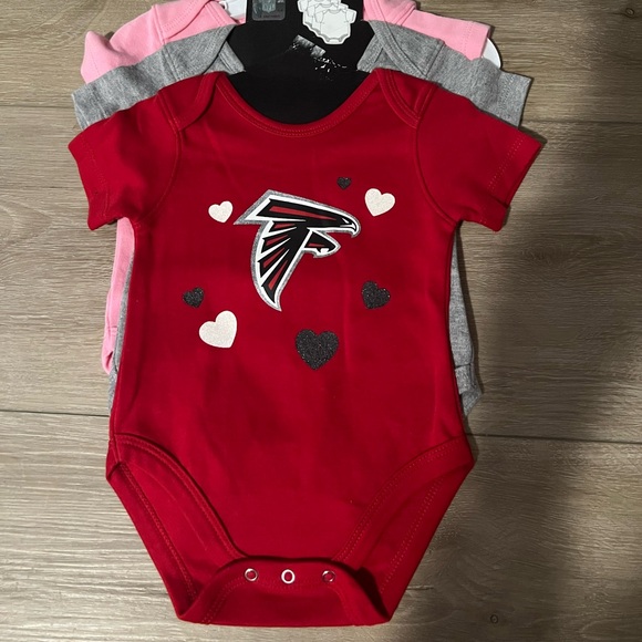 NFL Other - New 3-Pack Atlanta Falcons NFL Football Girls Bodysuits